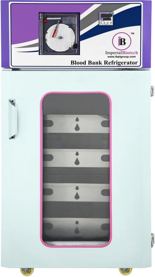 Blood bank refrigerator